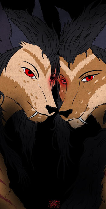 OCs: Reeve & Zane Thorne (poster style)