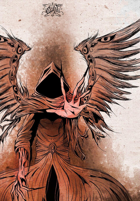 Reaper Concept Art (tattoo style)