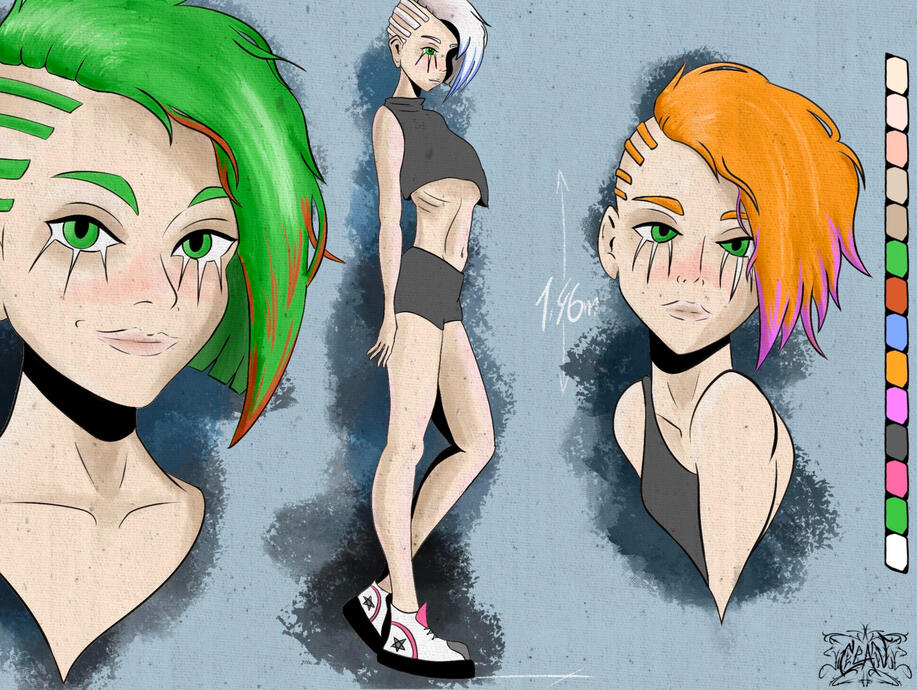 OC: Esta (charactersheet)